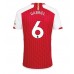 Maillot de foot Arsenal Gabriel Magalhaes #6 Domicile vêtements 2023-24 Manches Courtes